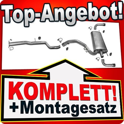 Auspuff für VOLVO XC60 I 2.4 D / D3 / D4 / D5  / AWD bis 08.2013 Auspuffanlage