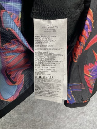 Nike Boys Packable Windbreaker Hooded Full Zip Jacket Multi-Color Size 7 Large - Picture 7 of 11