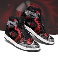 Anime Naruto Uchiha Itachi Akatsuki Shoes Basketball Sneakers