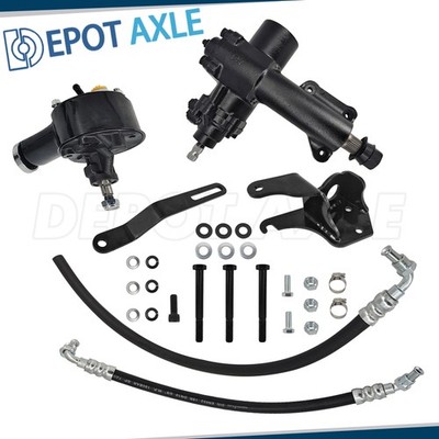 Power Steering Gear Box Upgrade Conversion Kit For 1955-57 Chevy Belair 150 210