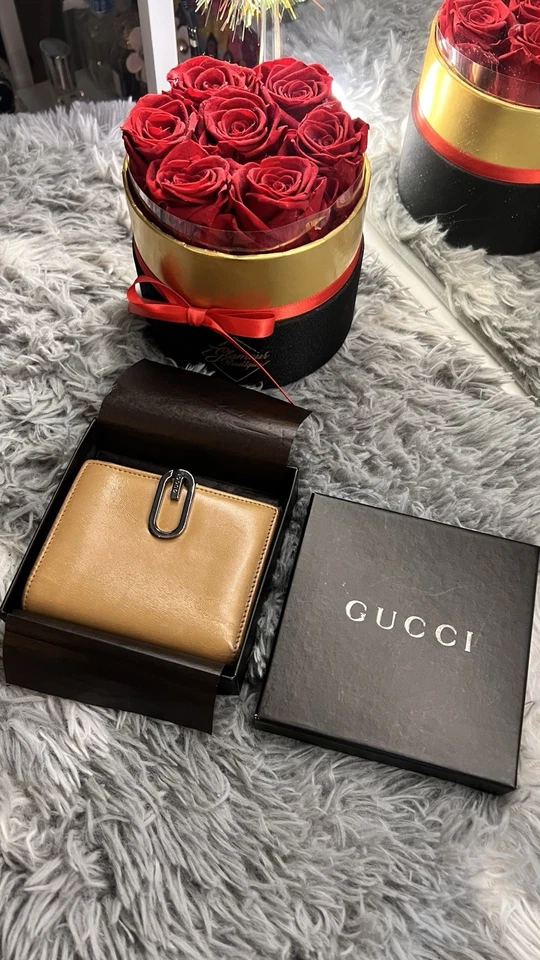 GUCCI棕褐色小巧钱包带盒 — 第 2/4 张图片