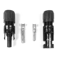 Staubli MC4 PV Solar Panel Cable Connector Pair for 8 AWG - Made in USA