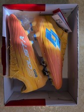 Lotto Solista 200 FG Soccer Cleats Men's Yellow Orange Size 10.5