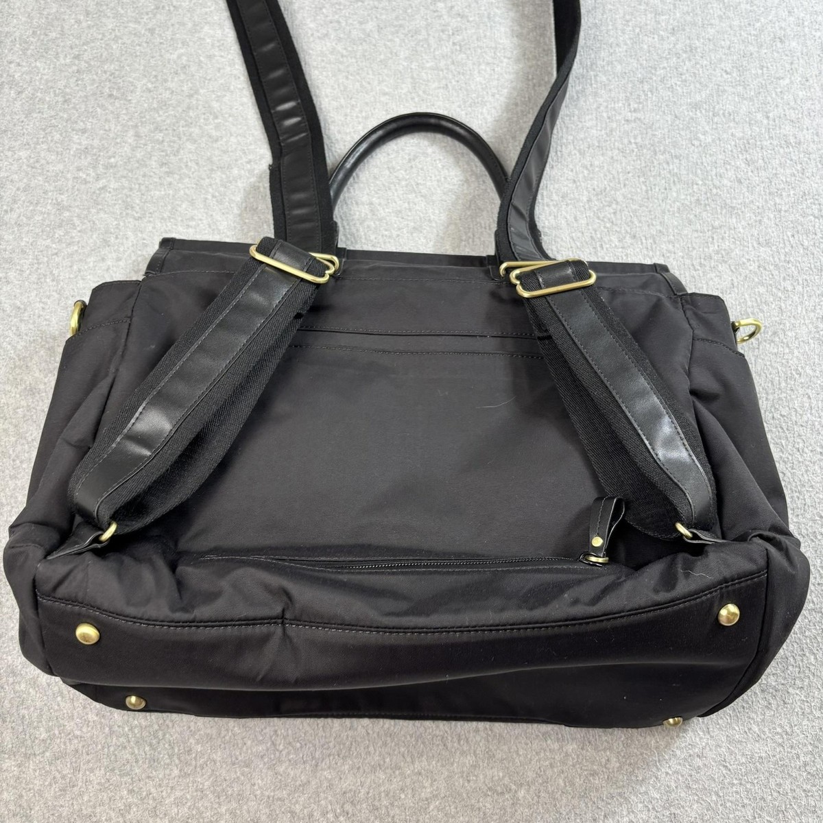 JEMMA Traveler Bag Women Black Nylon Convertible Backpack  display picture 3