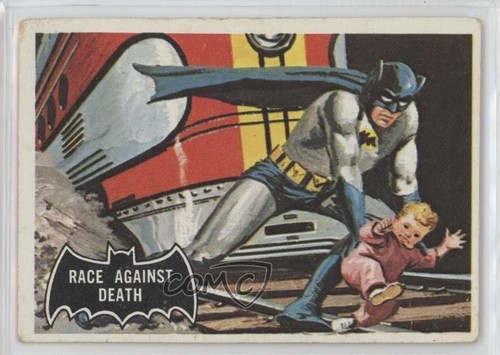 1966 Topps Batman Black Bat #53 Race Against Death — GAI (grade unconfirmed)