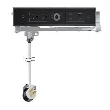 Docking Drawer 2012-278 Amp Blade Duo In-Drawer Outlet - Black