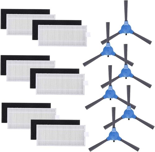 Eufy Replacement Parts 6 Pack Filters Side Brushes for RoboVac 11S 25C 30 30C