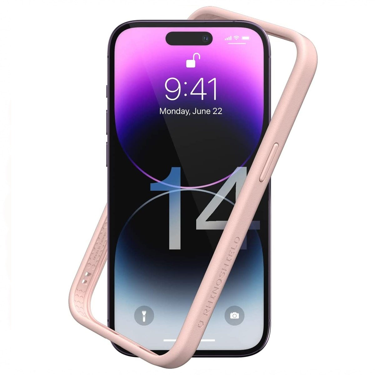 Coque modulaire Rhinoshield Mod NX rose pour iPhone 14 Pro