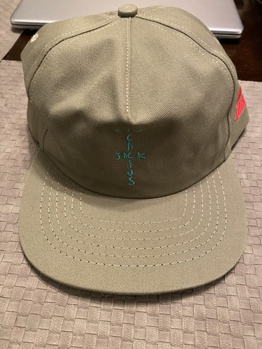 Travis Scott Jordan Cactus Jack Highest Hat Olive Green Snap Back