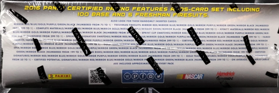 2016 Panini Certified Nascar Racing Hobby Box Factory Sealed In Panini Plastic - Image 3 of 4