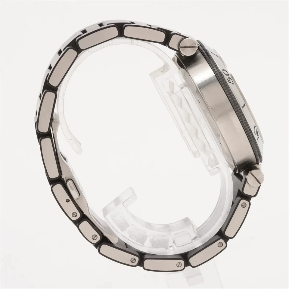Cartier Pasha Seatimer W31077U2 SS SS SS y goma AT esfera negra Foto 3 de 4