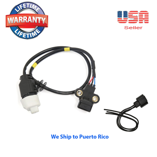 Crankshaft Crank Shaft Position Sensor + CONNECTOR for 2003-2006 Kia Sorento - Picture 1 of 7