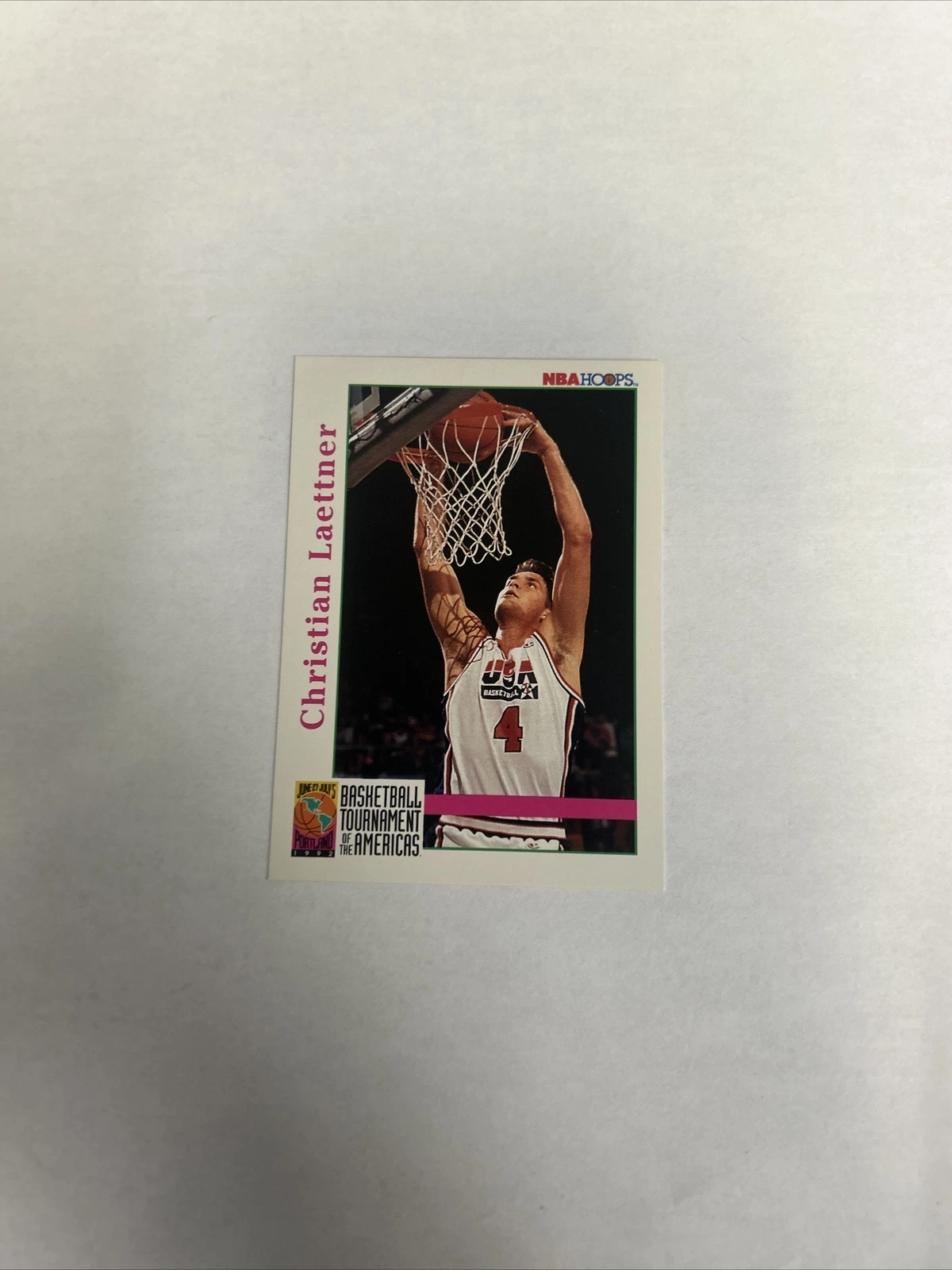 Christian Laettner trading card