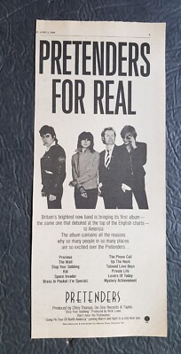 プリテンダーズ 1980年 デビューアルバム プロモポスター 新品•未使用品 プリテンダーズ 1980年 デビューアルバム プロモポスター 新品•未使用