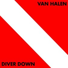 VAN HALEN Diver Down BANNER HUGE 4X4 Ft Fabric Poster Tapestry Flag album cover