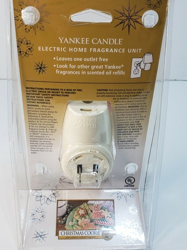 New Yankee Candle Christmas Cookie Snowman Electric Plug In Home Fragrance Unit - Picture 5 of 8