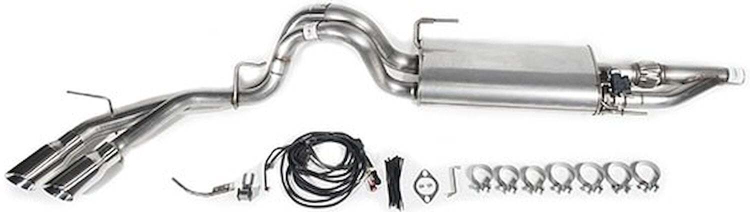 Roush Performance 422104 Active Cat-Back Exhaust System 2015-2019 F-150 (Non-Rap