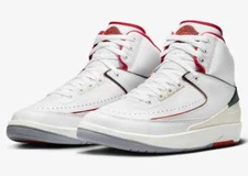 AIR JORDAN 2 RETRO MEN'S WHITE / FIRE RED-FIR-SAIL DR8884 101