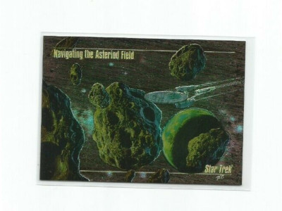 STAR TREK 1993 SKYBOX MASTER SERIES-DIM SPECTRA NAVIGATING ASTEROID FIELD #S-3