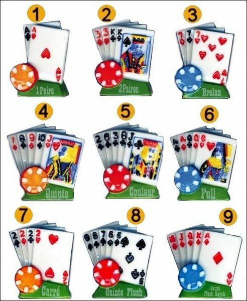 Quatre Cartes à Jouer Vintage Isolées En Blanc Image stock - Image du