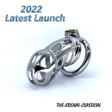 Stainless Steel MAMBA Cage Male Chastity Device Hand-polished Ring Cobra Cages