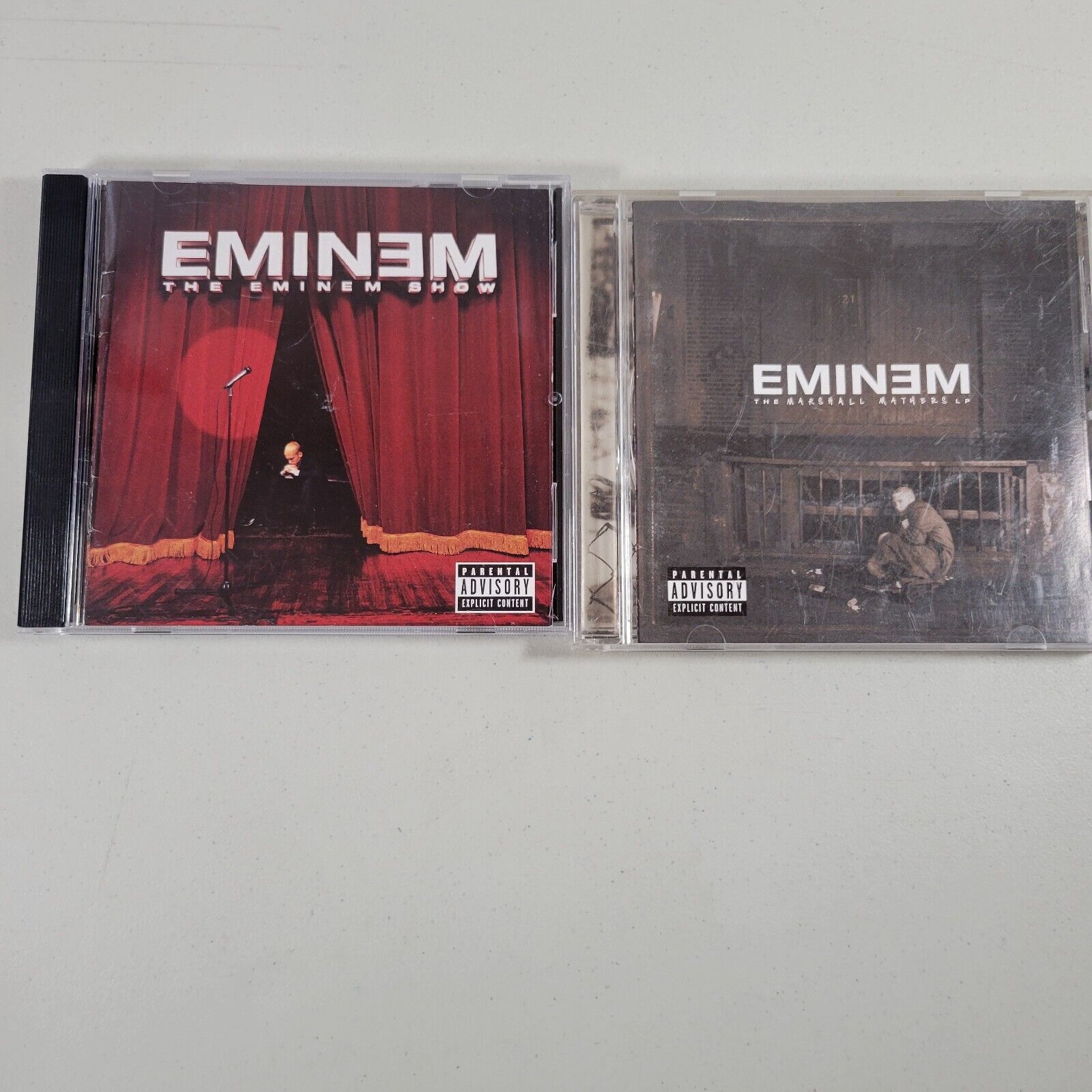 Eminem CD Lot The Marshall Mathers and The Eminem Show Parental Advisory