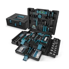 Sundpey 379-PCs Home Tool Kit - Protable Complete Household and Auto Repair T...