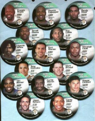 1 CARD - RANDY MOSS - 2001 KING B DISC - VIKINGS / PATRIOTS - #FL
