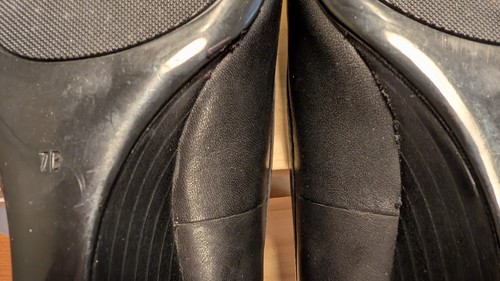 Lauren Ralph Lauren Bess Wedge Heel Shoes Women’s Black Tassel Shoe Size 7B - Picture 12 of 21