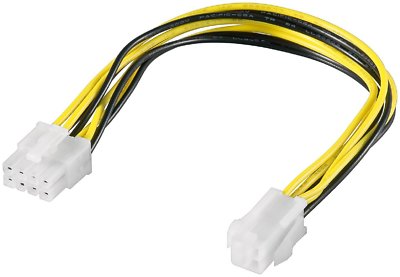 ATX Stromadapter 4pol auf 8pol                    #e322