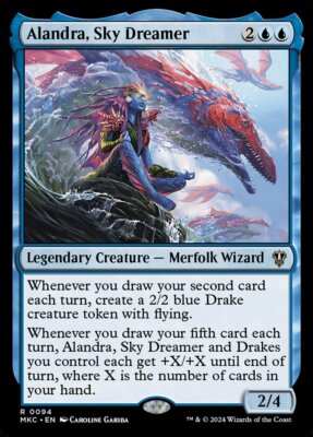 MTG Commander MKM R Alandra, Sky Dreamer #0094