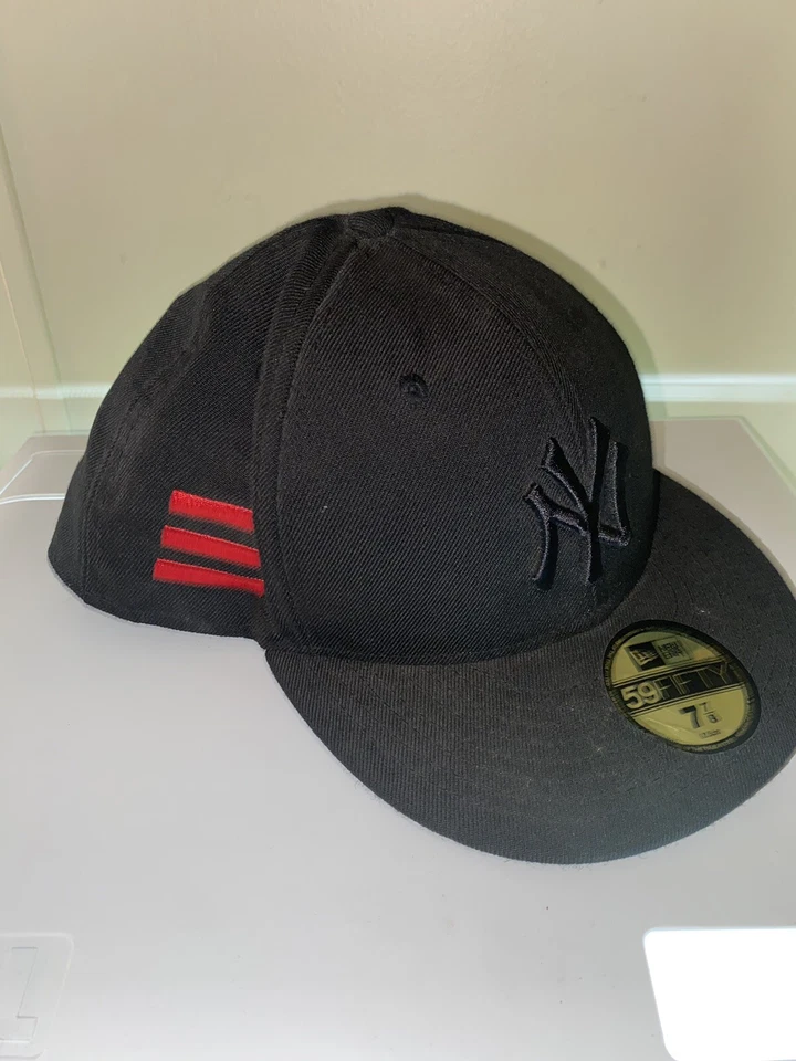 Jay-Z 59Fifty Blueprint 3 Tour NY Yankees ABE 2010 Fitted Cap 7 7/8 - Image 3 of 4