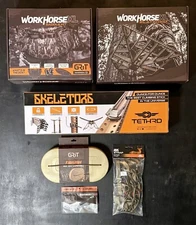 Tethrd Grit XL Saddle Bottomlands XL Platform Skeletor Stick Combo Package 2 New