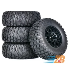 4Pcs Rc Sct Truck Wheels & Tires for Turnigy Trooper Redcat Blackout Hpi Blitz