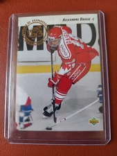 1992-93 Upper Deck Hockey ALEXANDRE DAIGLE #587 ROOKIE RC - World Juniors Canada
