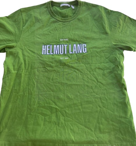 Helmut Lang Archive Utility Typography Back Logo T-Shirt White