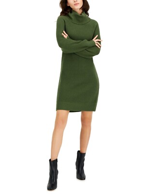 INC International Concepts Turtleneck Sweater Dress SZ XXL, Costa Green