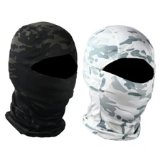 2Pack Tactical Balaclava Breathable Full Face Mask Hunting Cycling Ski Hood US