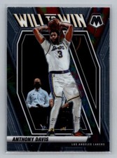 2020-21 Panini Mosaic Basketball Anthony Davis Will To Win Mosiac LA Lakers