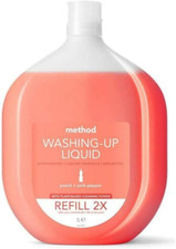 Washing up Liquid Refill, Peach + Pink Pepper, 1L 7.80 per litre