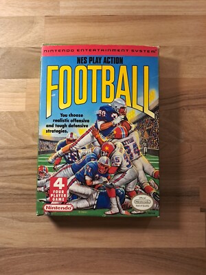 VINTAGE NES PLAY ACTION FOOTBALL, Nintendo With ORIGINAL