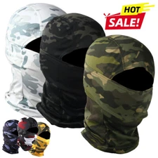 Soft Balaclava Face Mask Men's Tactical Military Army Full Face Mask for Hunting