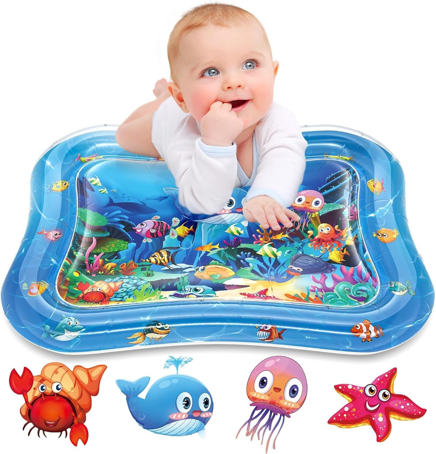 Tappetino Gonfiabile per Pancia Tappetino per Giochi D'Acqua per Bambini per Neo