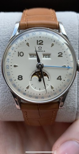 ORIGINAL OMEGA COSMIC Triple Calendar 