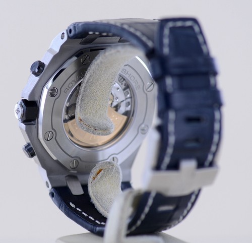Royal Oak Offshore Chronograph Blue unworn TOP Automatic Glasboden B+P - Bild 7 von 22