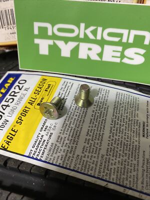  (2) Wurth M6 X 10mm Brake Drum & Rotor Retaining Screws   