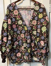 Women s Floral Tafford Lab Coat 2XL Medical Professionals Uniform