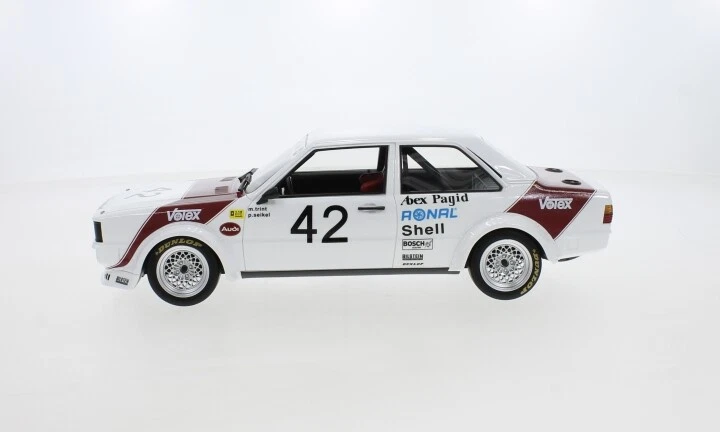 Premium Classixxs Audi 80 GTE (B2) Gr.2 Abex Pagid ETCC GP Brünn 1980 #42 1/18 - Image 3 of 3