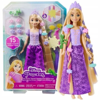 PRINCESS RAPUNZEL DOLL long fairy tale hair for combing DISNEY HLW18