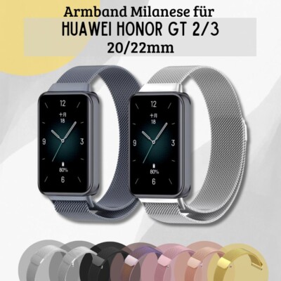 Metall Armband Magnet Loop Für Huawei GT 2 3 4 5    20mm 22mm Milanese 46mm Band